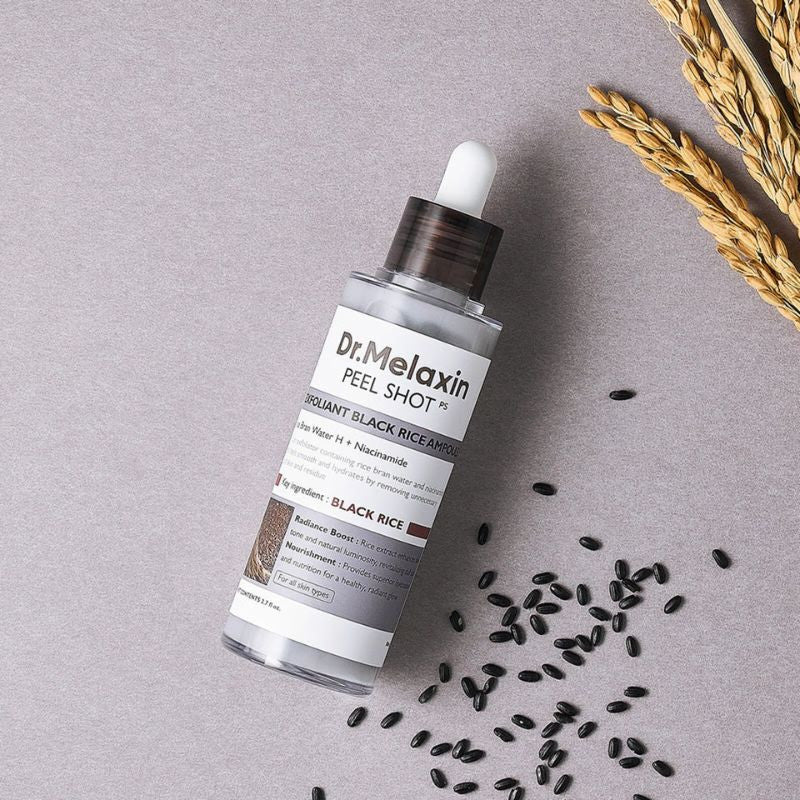 Ampolla exfoliante de arroz negro Dr. Melaxin Peel Shot