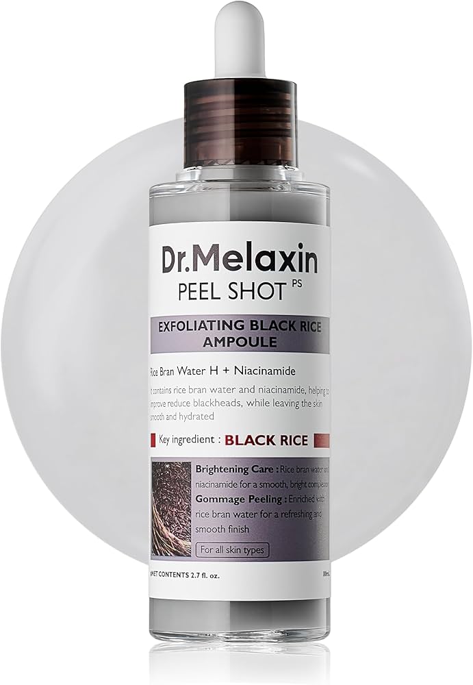 Ampolla exfoliante de arroz negro Dr. Melaxin Peel Shot