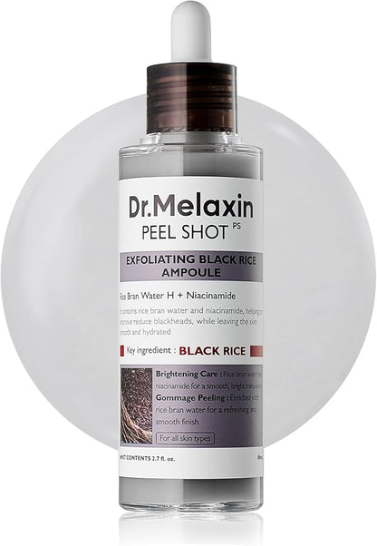 Ampolla exfoliante de arroz negro Dr. Melaxin Peel Shot